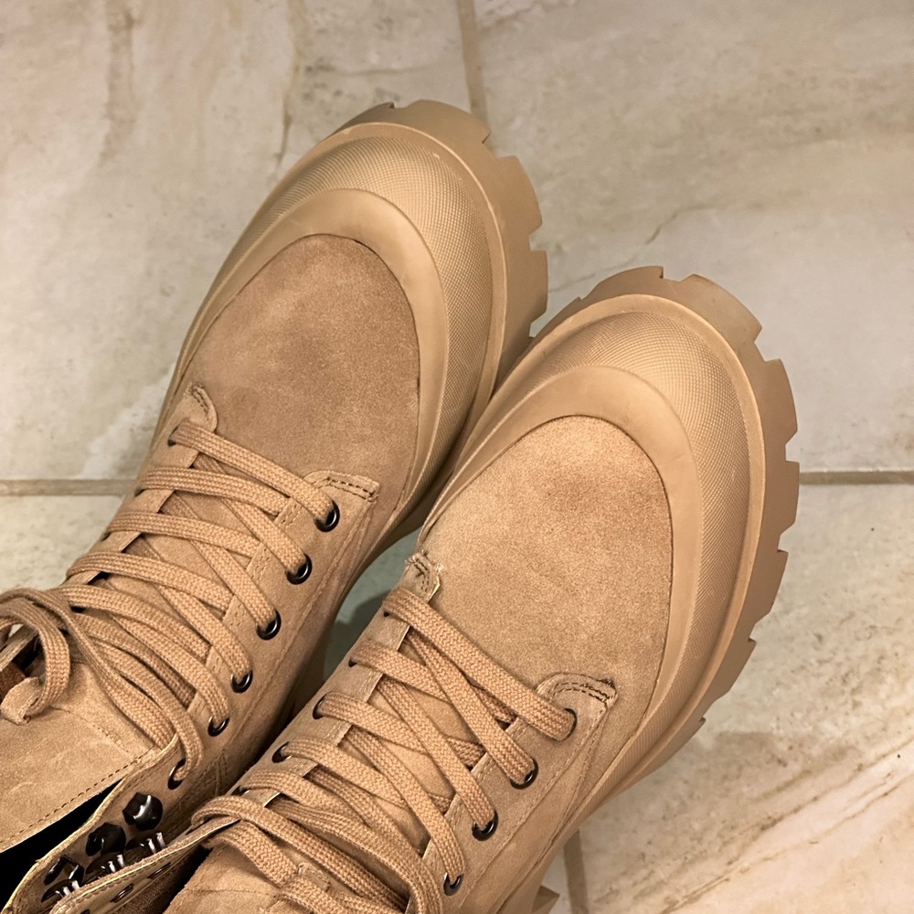 Tan boots